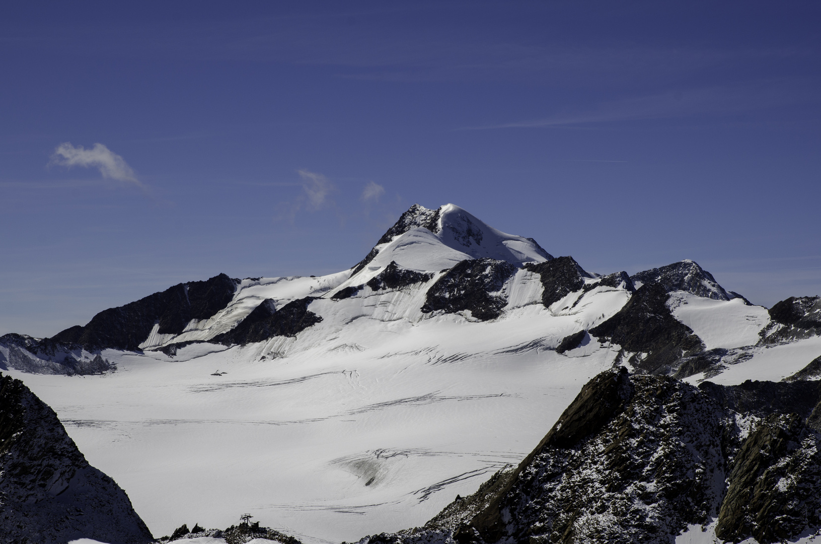 Wildspitze in Sicht