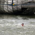 Wildwasserbewerb auf der Mur