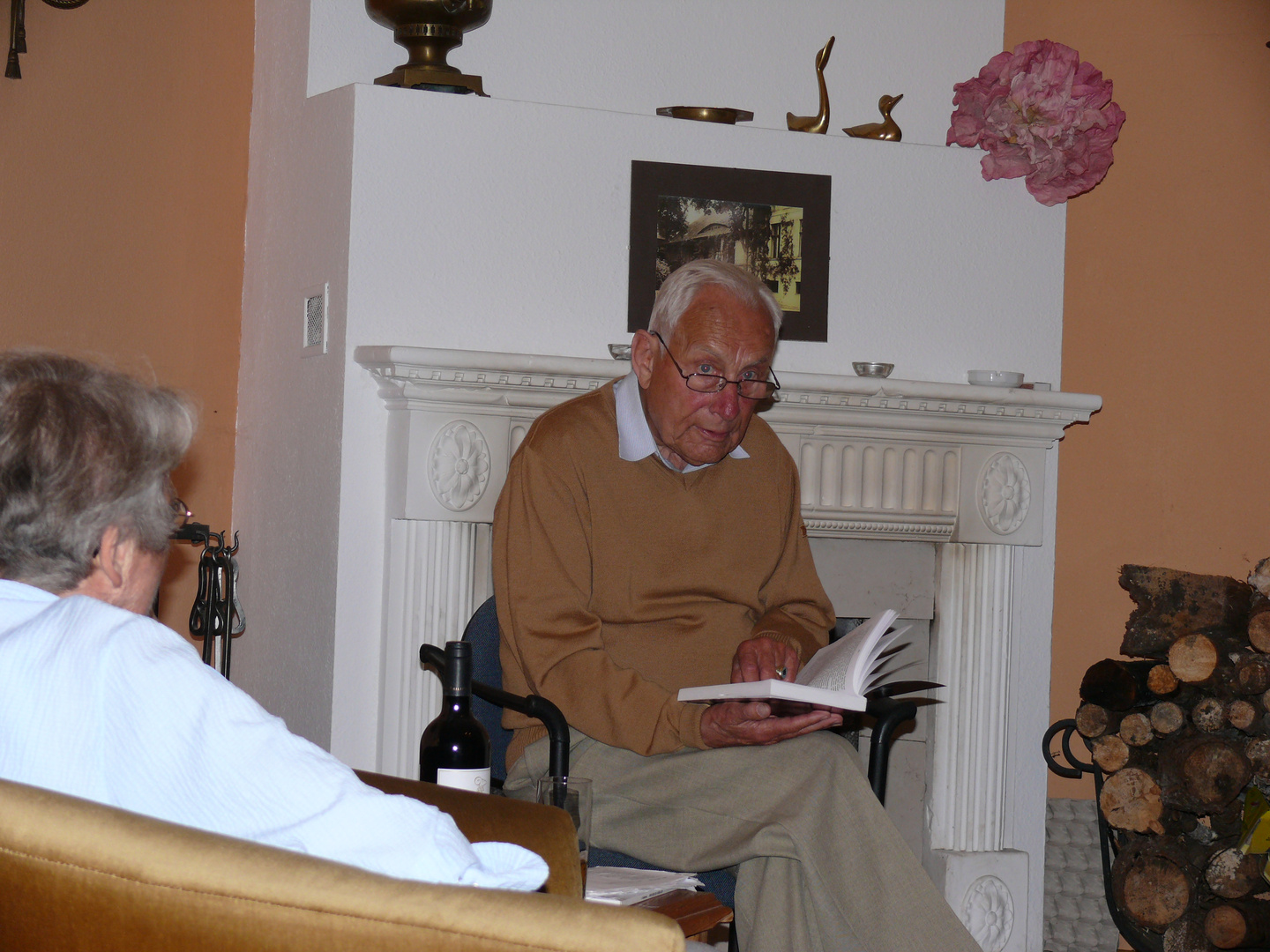 Wilfried von Kalckstein beim Vortrag im Hotel im Park Sorkwity - Heinrichshöfen am 12.06.2009