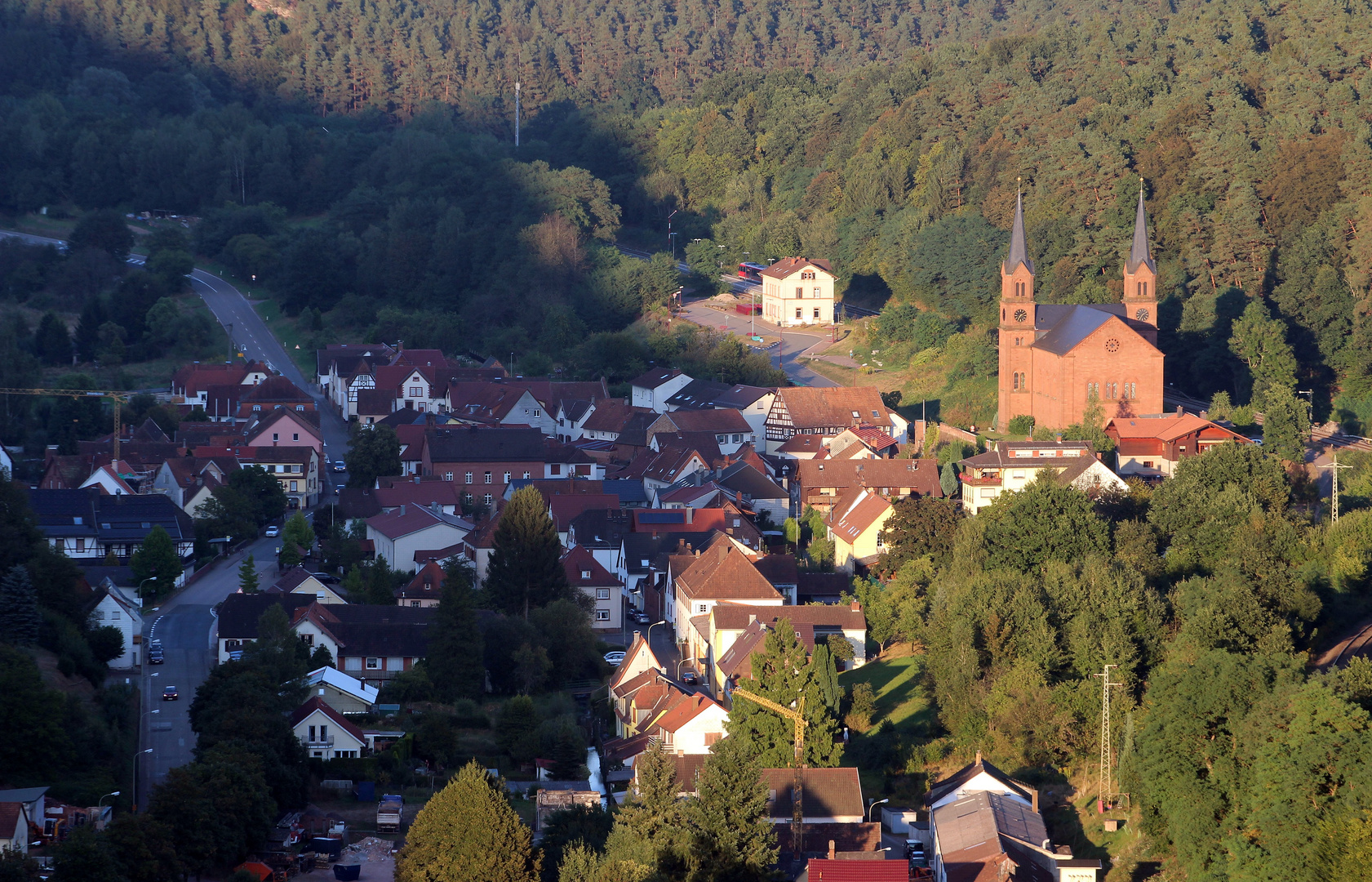 Wilgartswiesen im Abendlicht