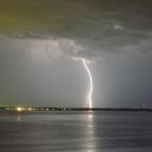 Wilhelmshaven Gewitter im Jadebusen 