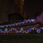 Wilhelmsturm in Dillenburg mit Lightpainting