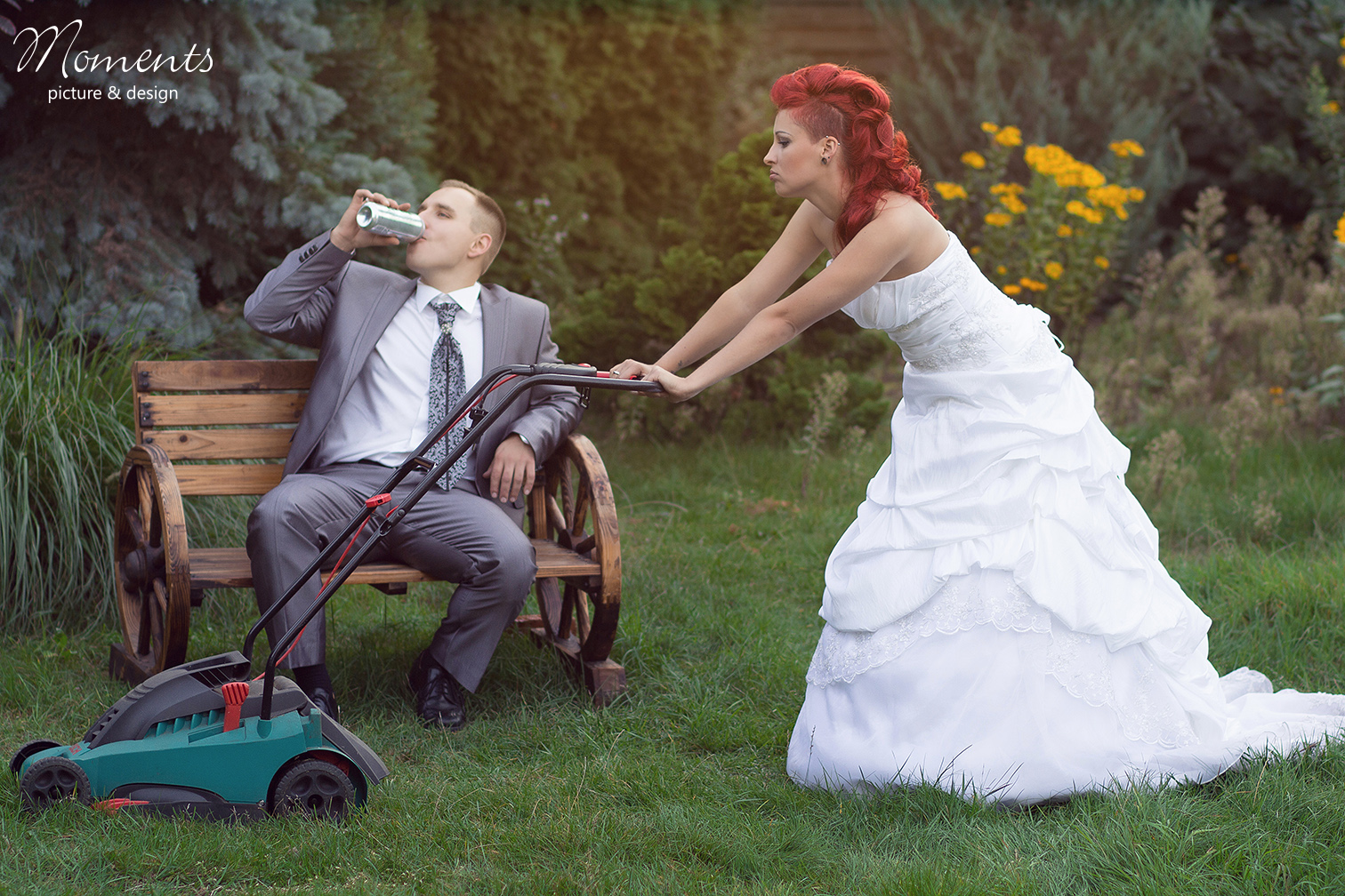 Wilkommen in der Ehe Schatzi Foto & Bild hochzeit, trash the dress, ehe Bilder auf