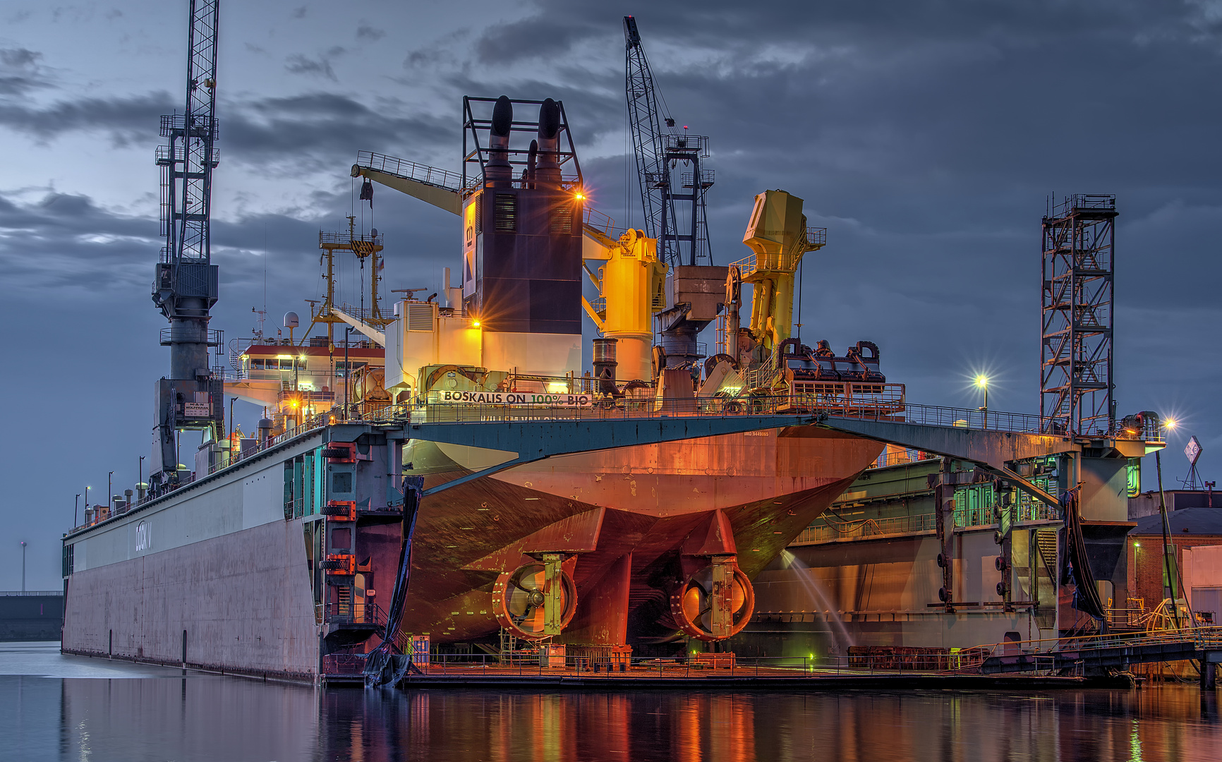 WILLEM VAN ORANJE im Dock