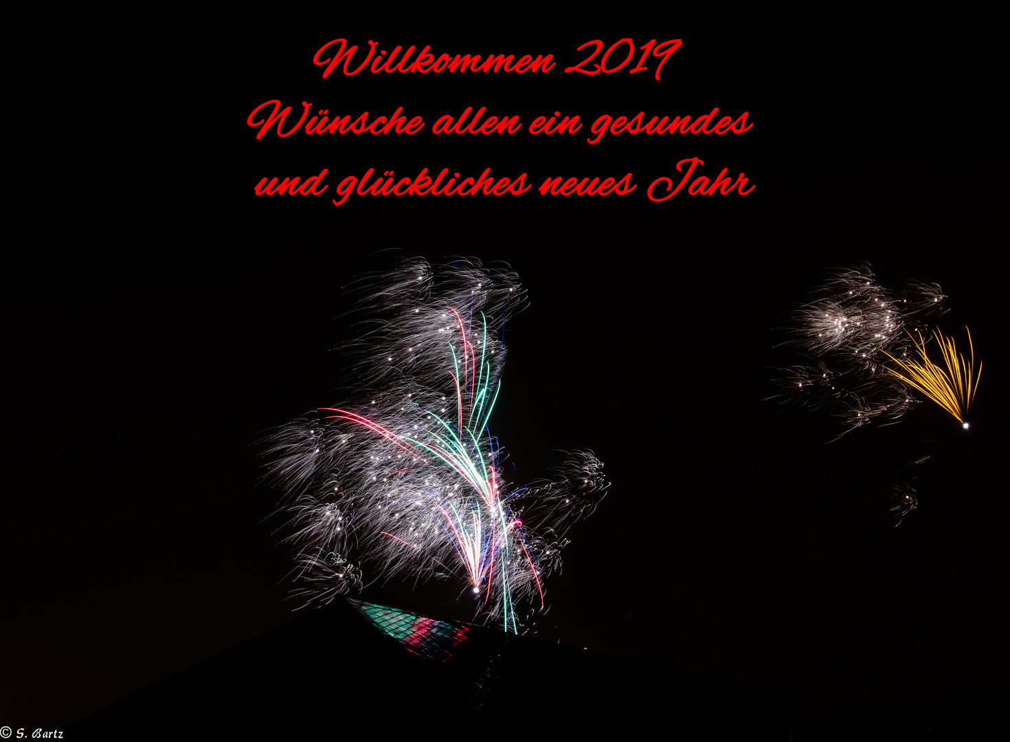 Willkommen 2019  -  Happy New Year – Welcome 2019