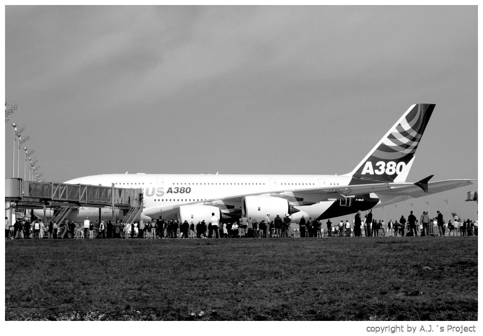 Willkommen in München! Der A380 am Münchner Airport