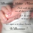 Willkommen kleiner Mensch