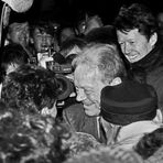 Willy Brandt 1989 in Rostock