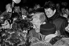 Willy Brandt 1989 in Rostock