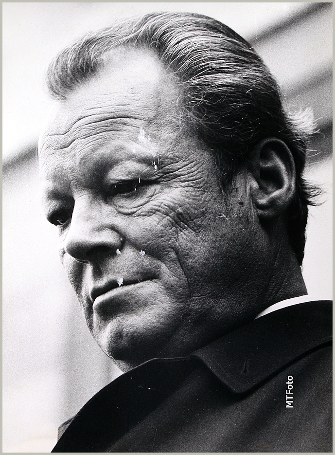 Willy Brandt SPD 1972 Kanzler Wahl Stuttgart