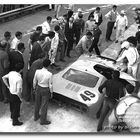 Willy Mairesse - Jean Beurlys Ford GT 40 of Box 1000 km of Monza 1968-04-25