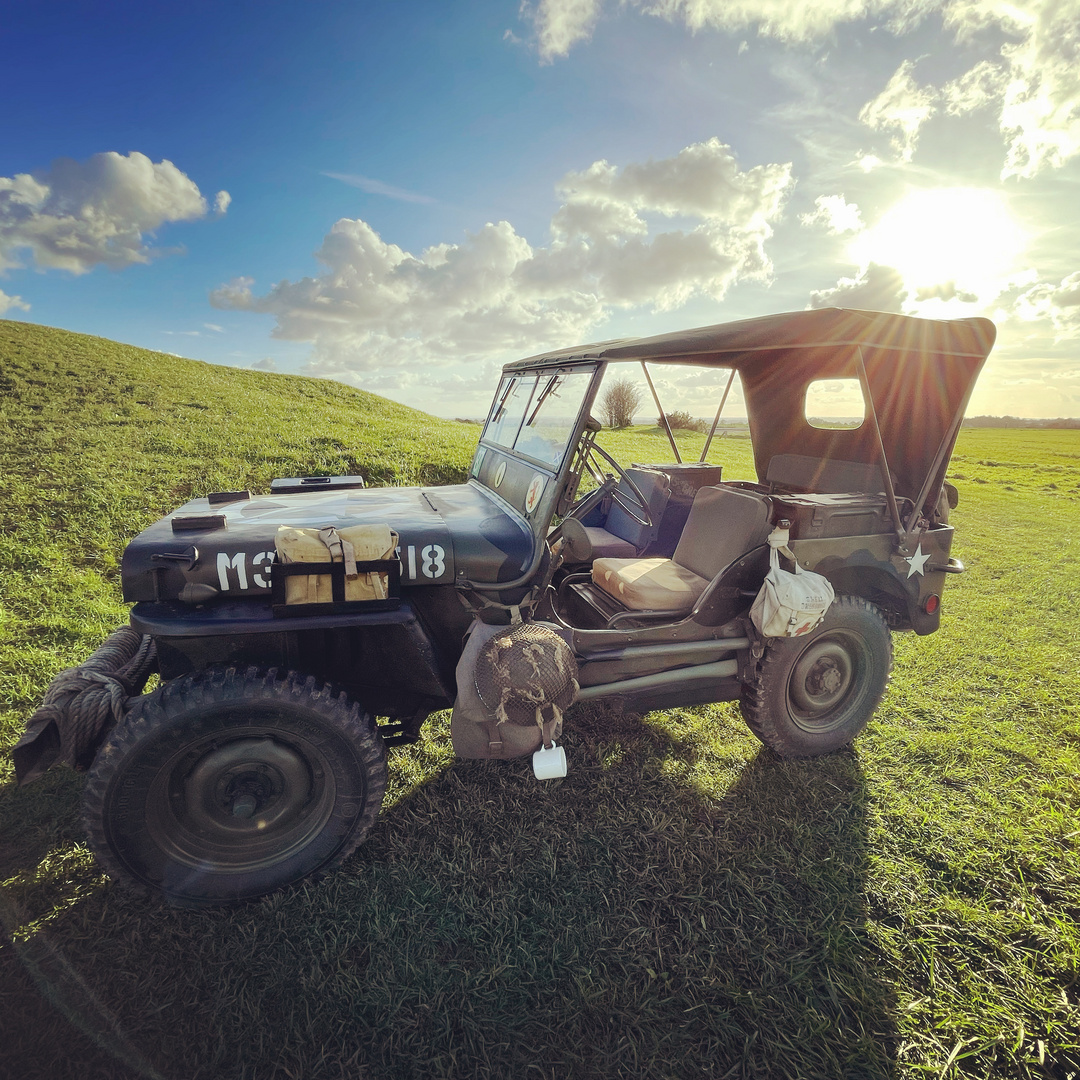 Willys Jeep in der Normandie