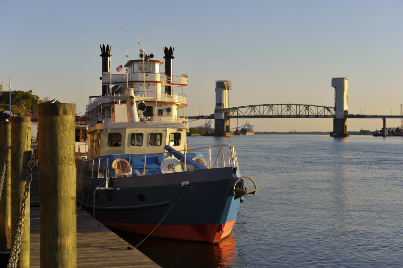 Wilmington at sunset