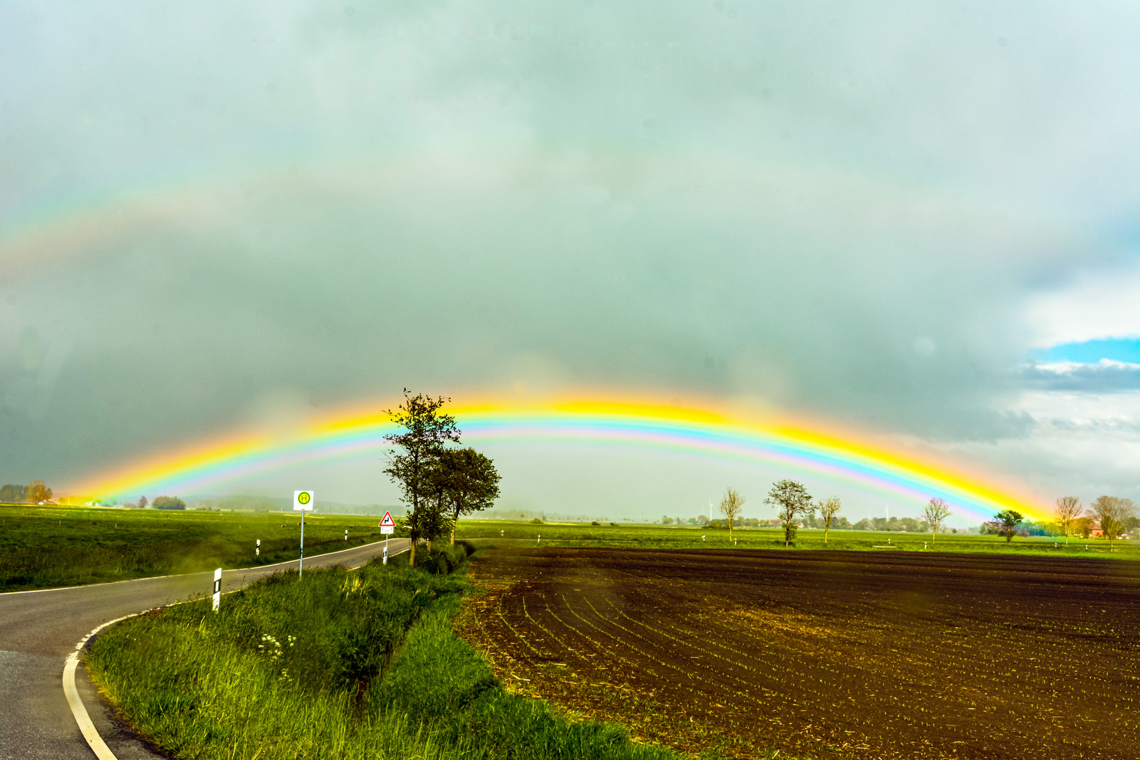 Wilster Wilstermarsch Regenbogen