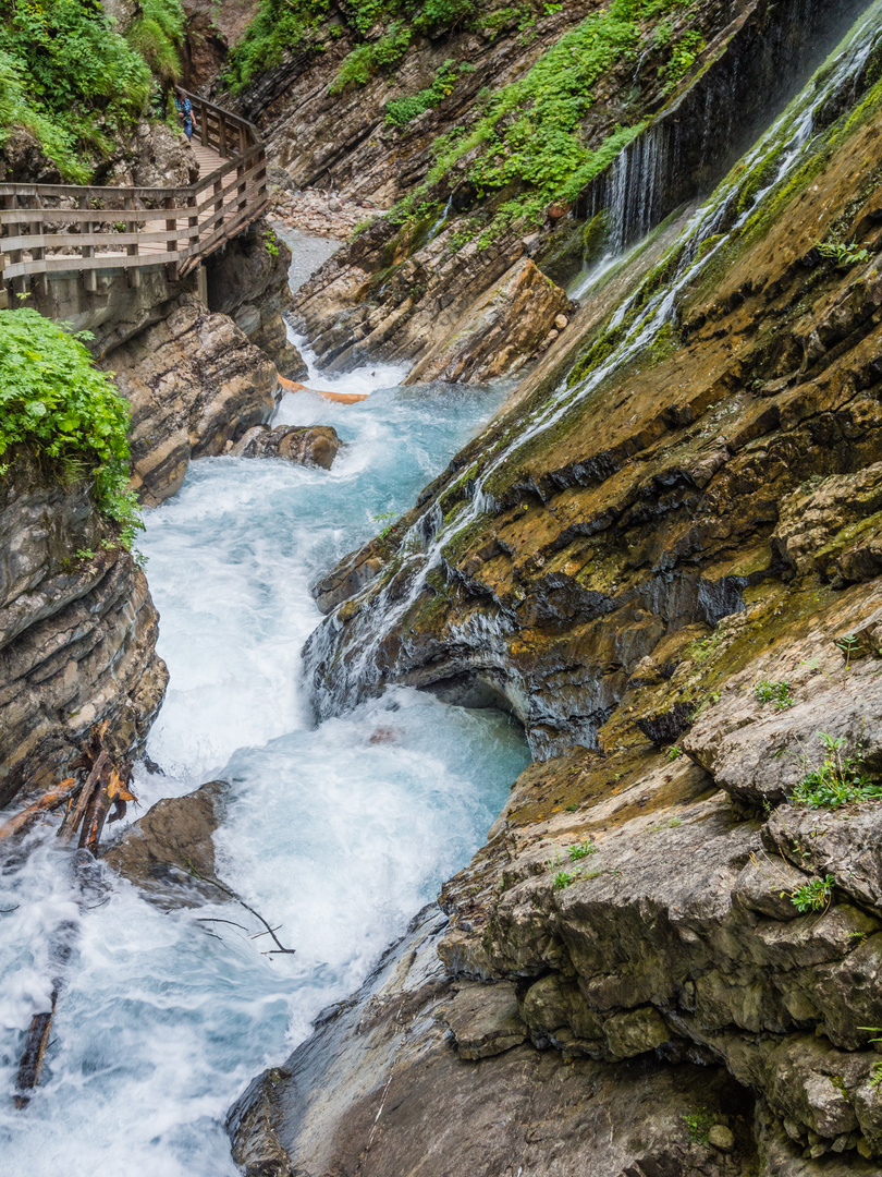 Wimbachklamm in Ramsau / Berchtesgadener Land