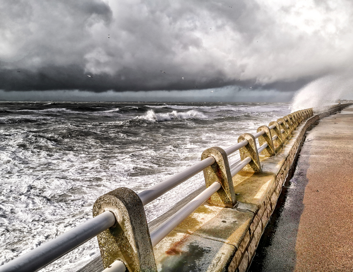 Wimereux sous la tempête