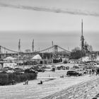 Wimmelbild Winter am Südstrand