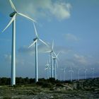 Wind farm at El Buste (Zaragoza) Spain