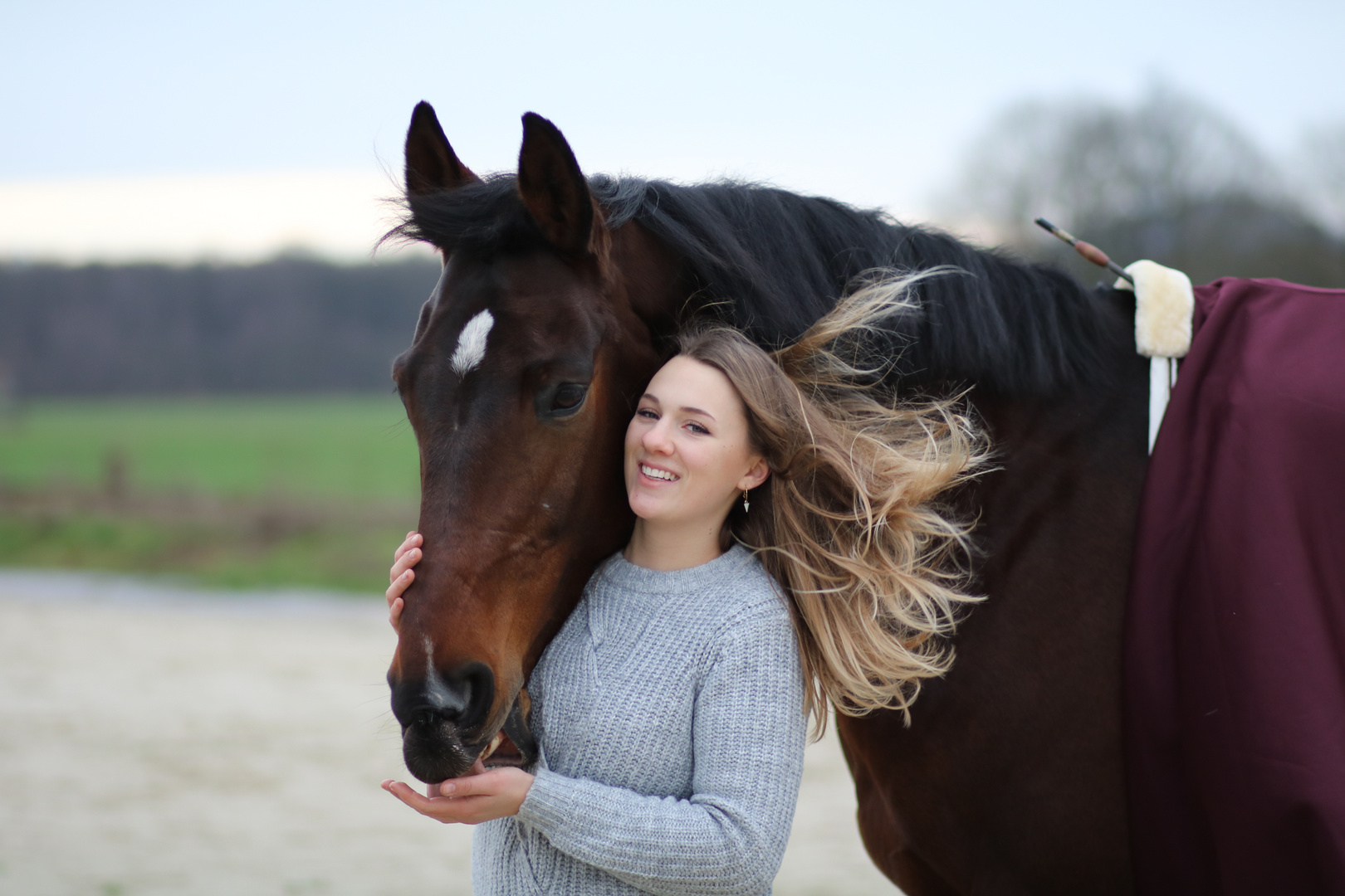 Wind im Haar