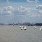 Wind im Segel und Hamburg in Sicht