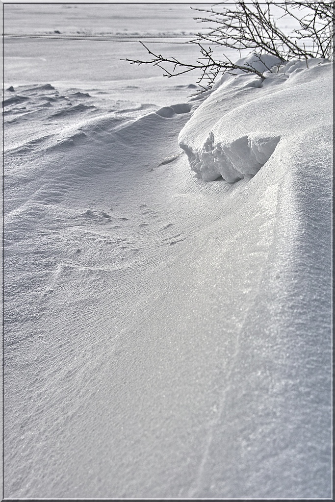 Wind in der Eiswüste