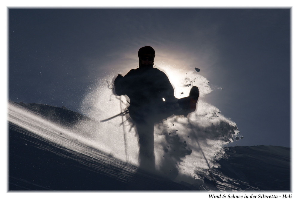 Wind & Schnee in Bewegung