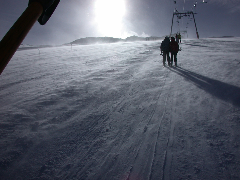 Wind - Schnee und Gletscher