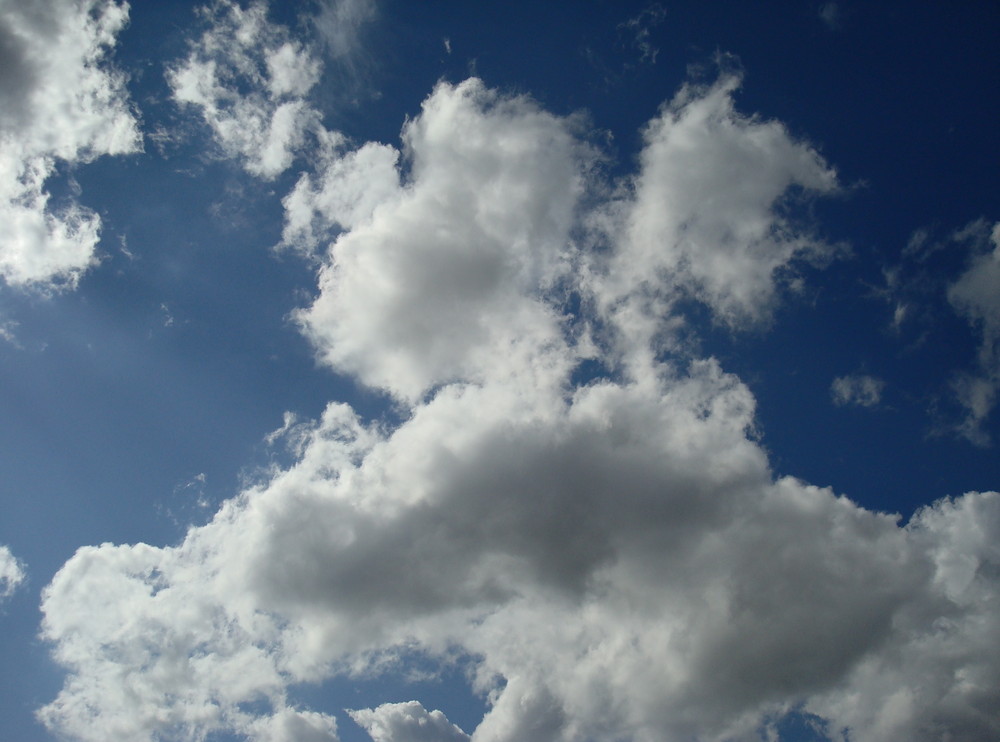 Wind, Sonne, Wolken