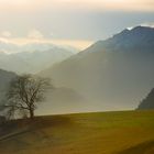 Wind streicht über die Grate