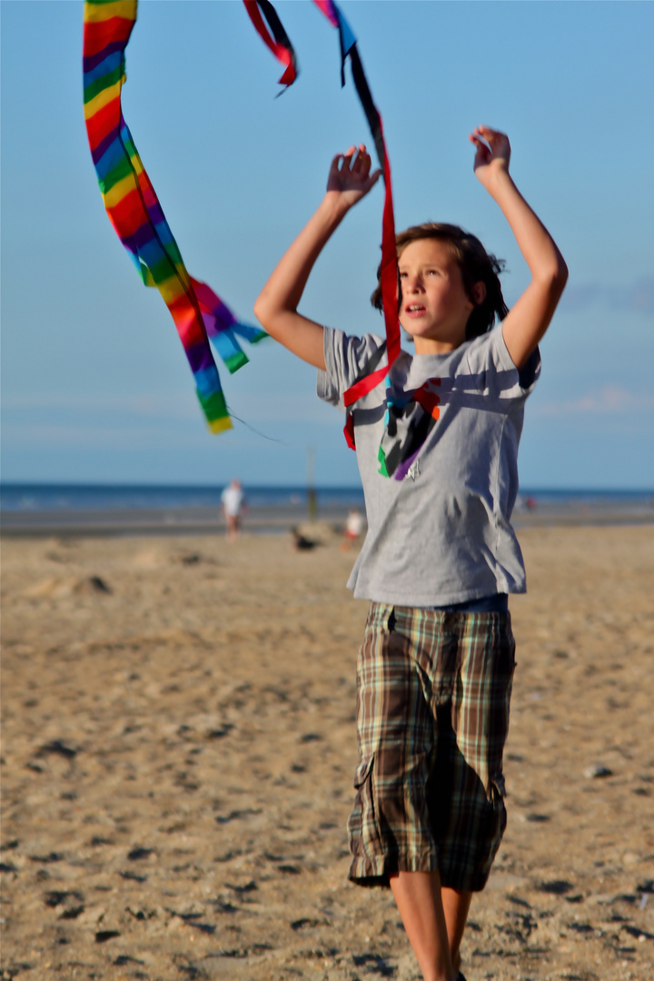 ...wind , sun and a kite - Belgium