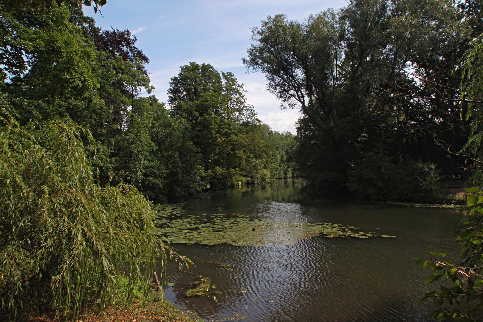 Wind über dem Fluss