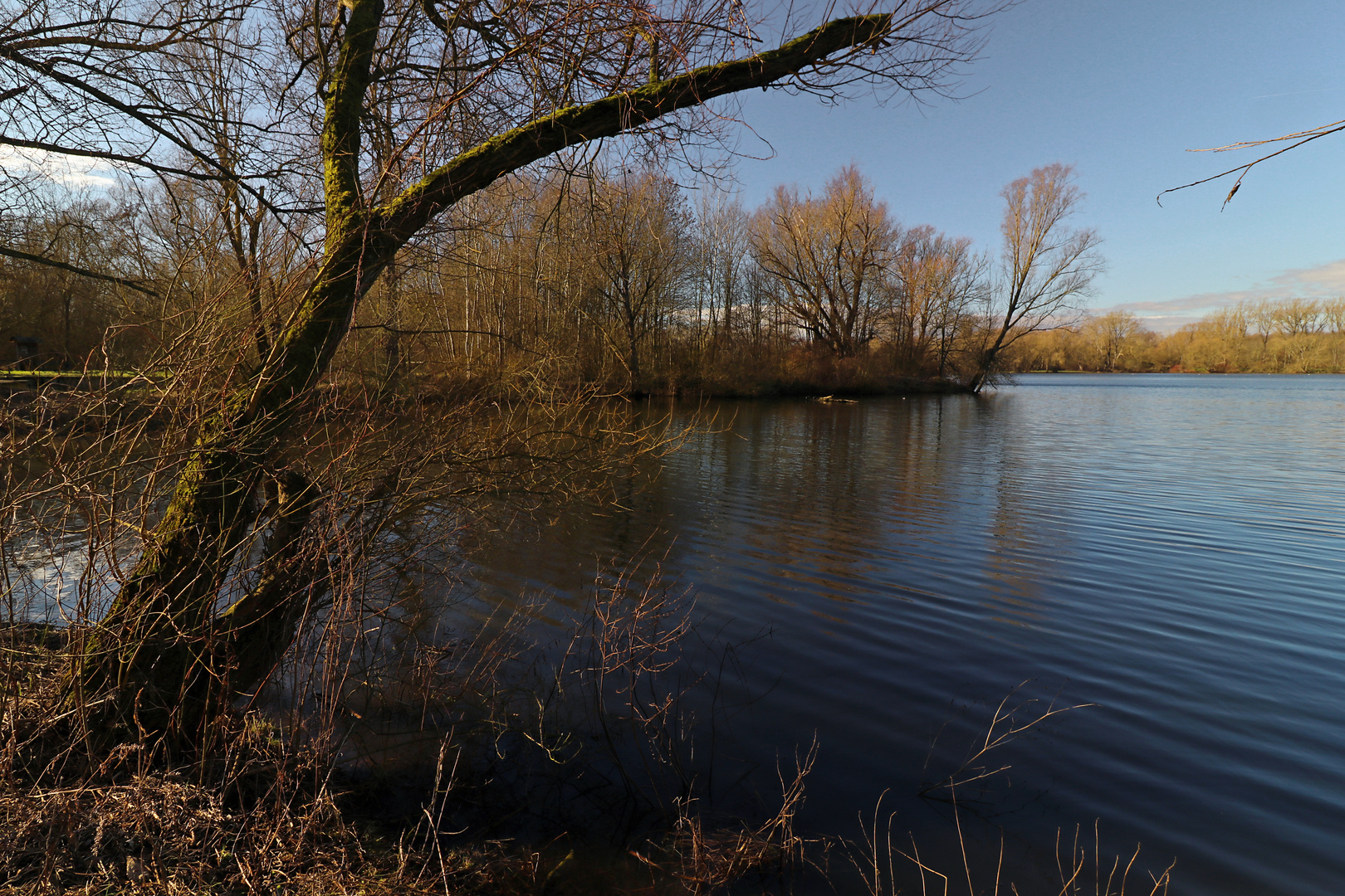 Wind über dem See