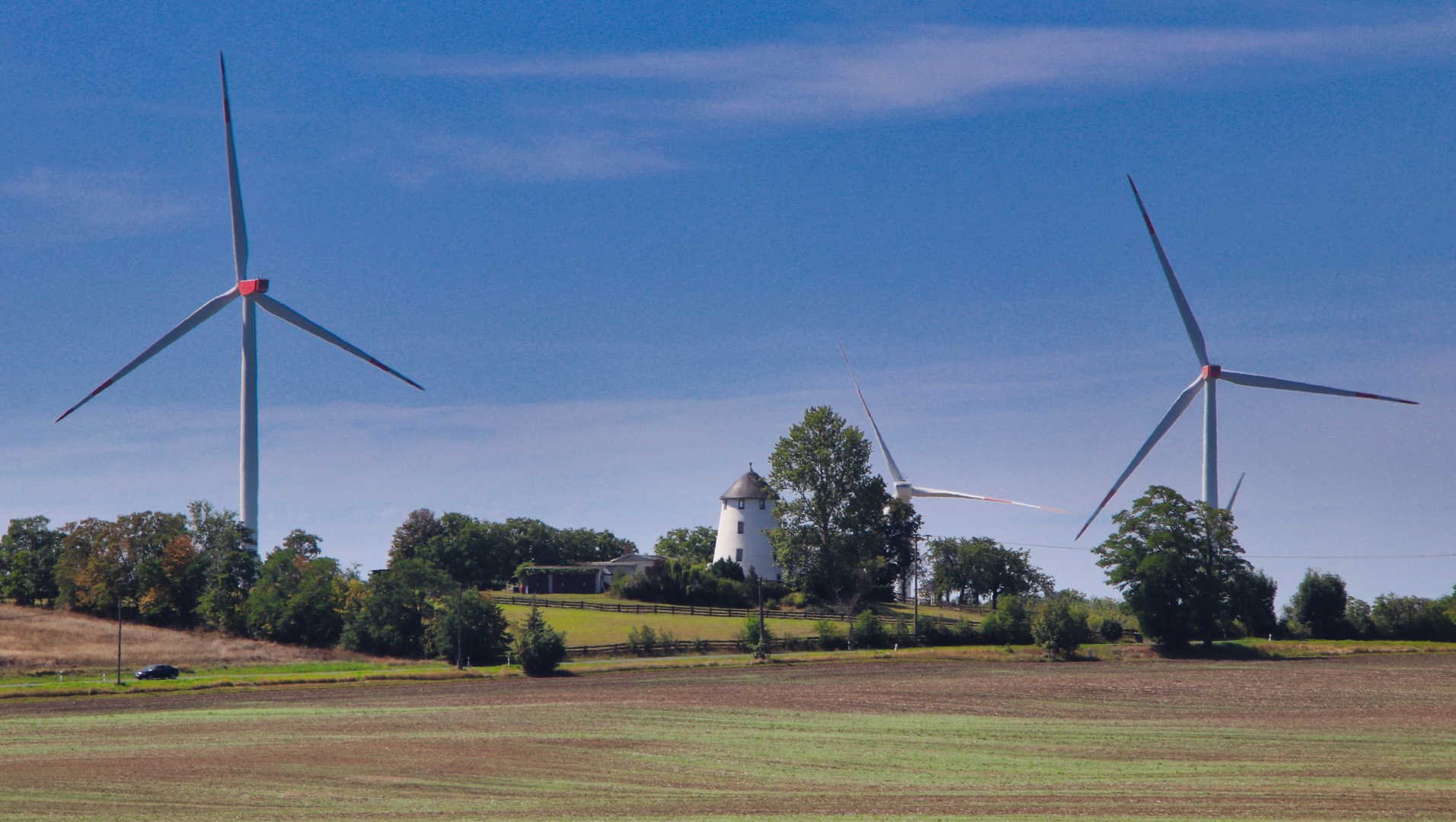 Wind und Mühle