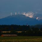 Wind und Regen im Sonnenschein