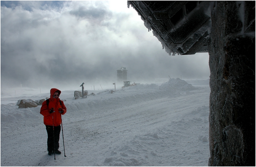 Wind und Schnee