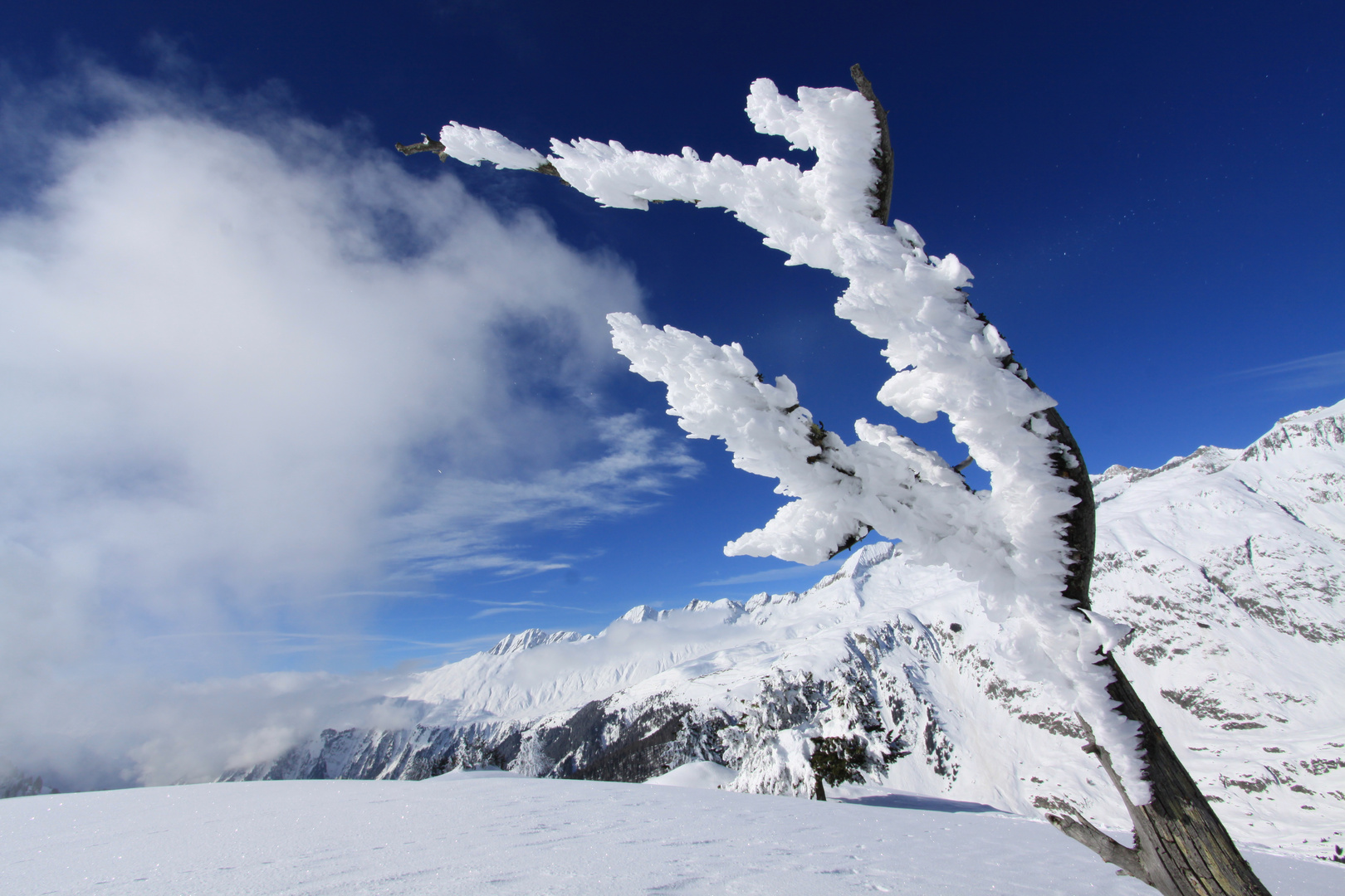 Wind und Schnee