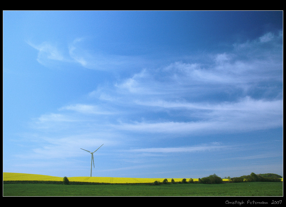 Wind und Sonne im Mai