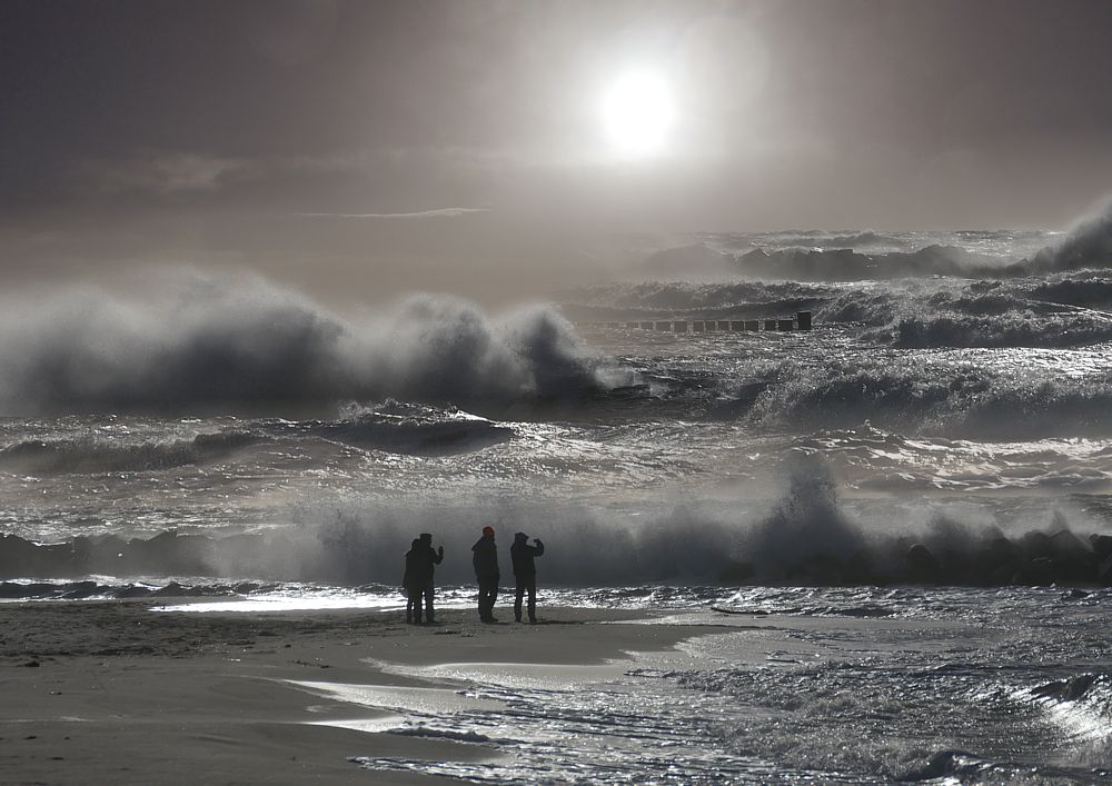 Wind Wellen Weststrand