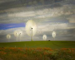 wind wheels in motion