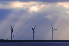 Wind, Wolken, Sonne und Strom