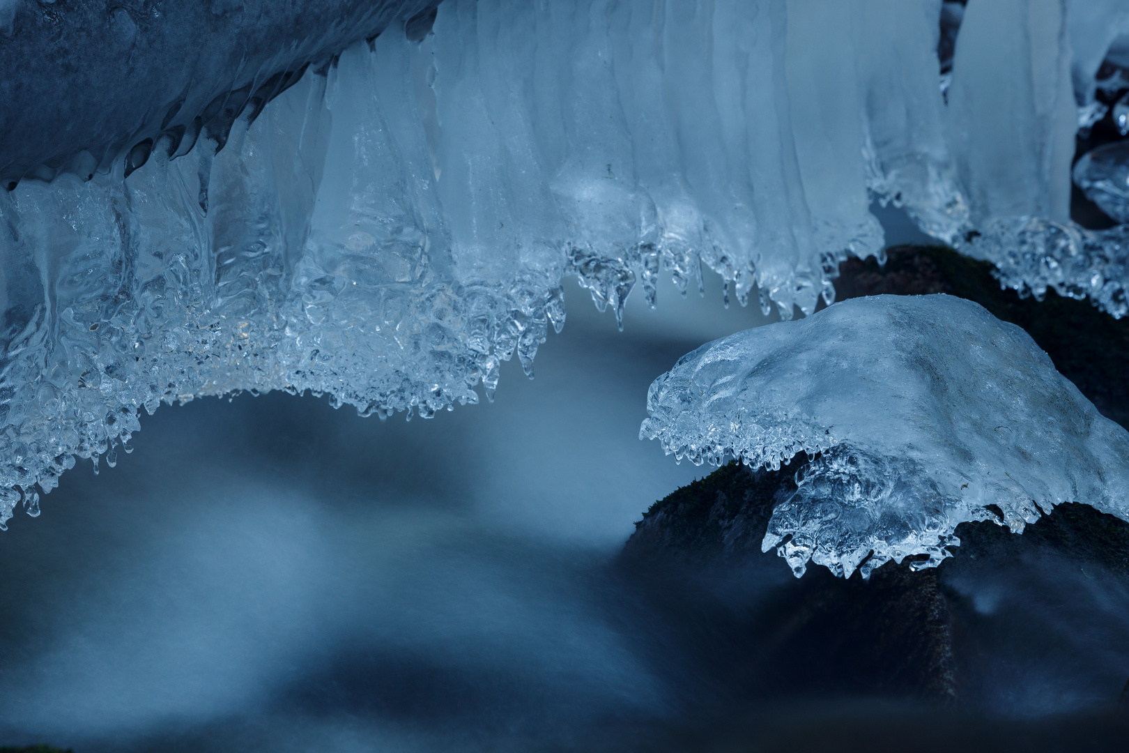 Windbergwasserfall im Winter