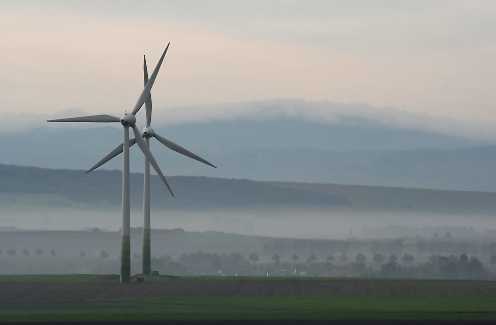 Windenergie am Morgen