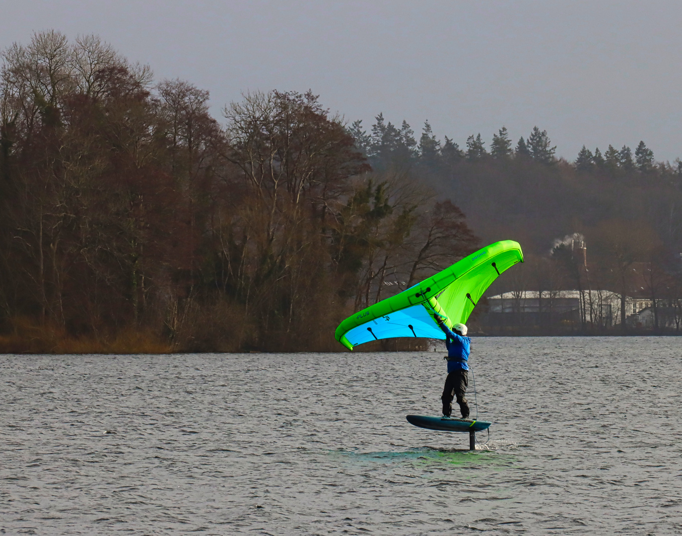 Windfoiling im Plöner See