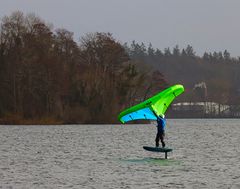 Windfoiling im Plöner See