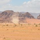 Windhose im Wadi Rum