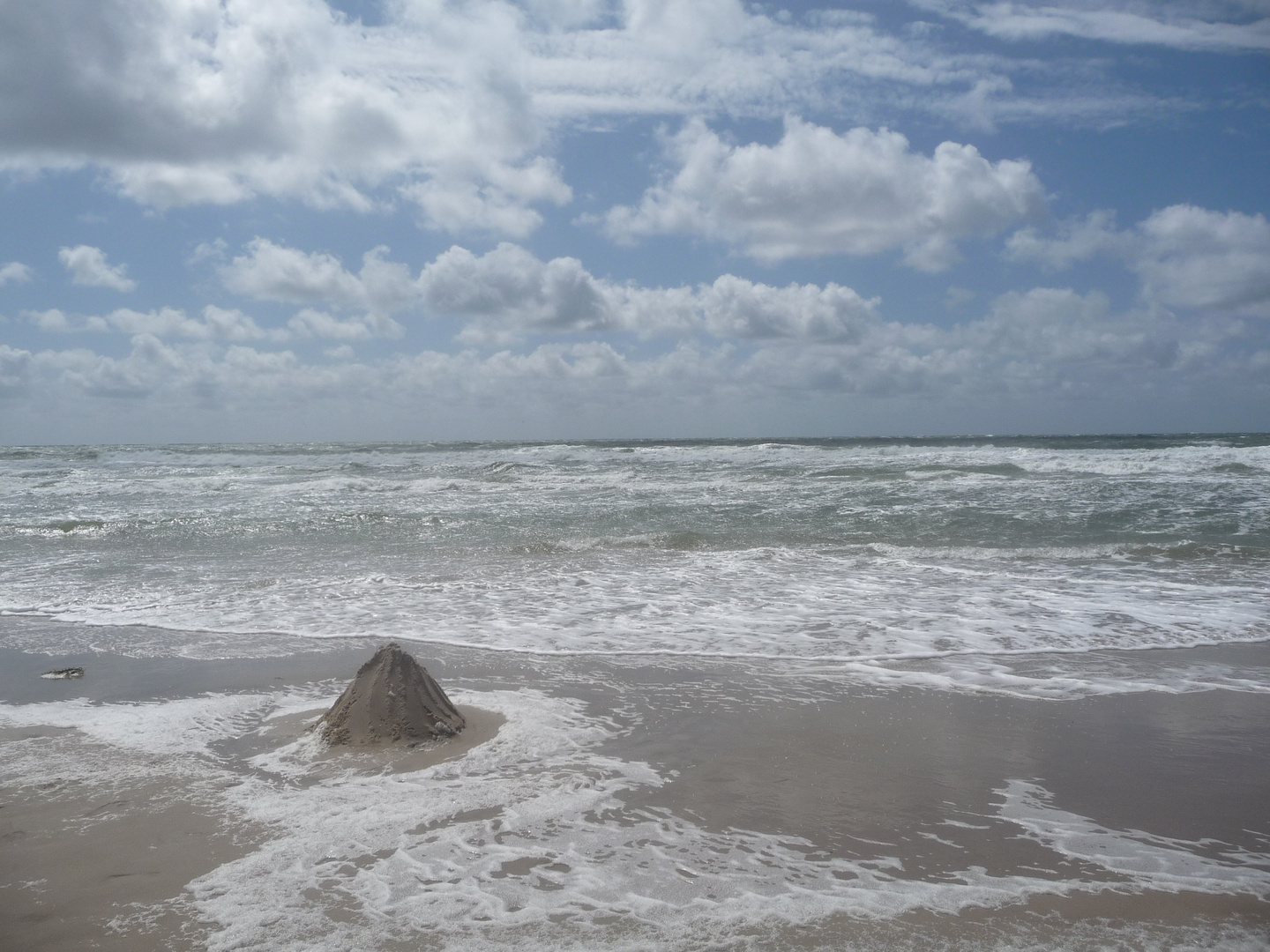 Windiger Tag am Strand von Nebel (Amrum)