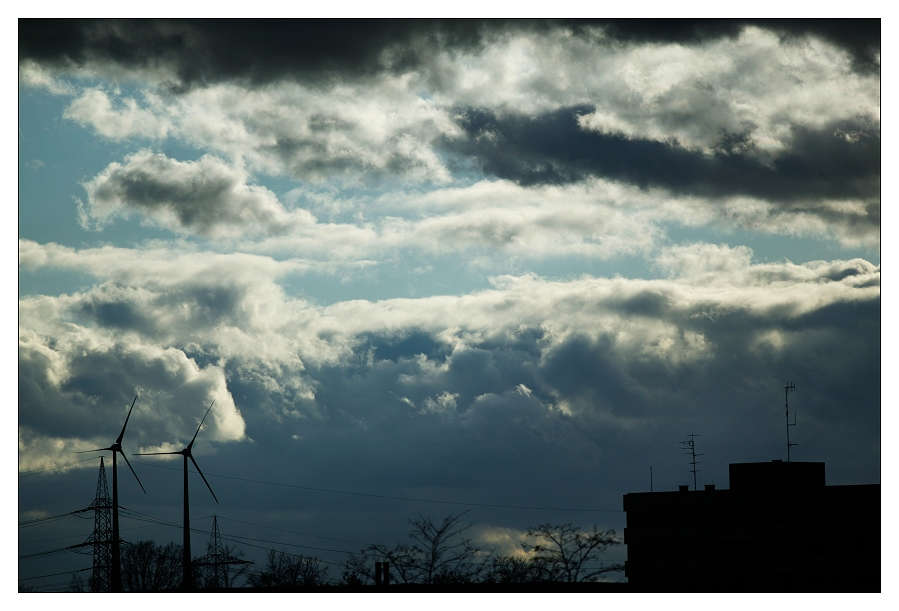 Windiges Wolkenspiel