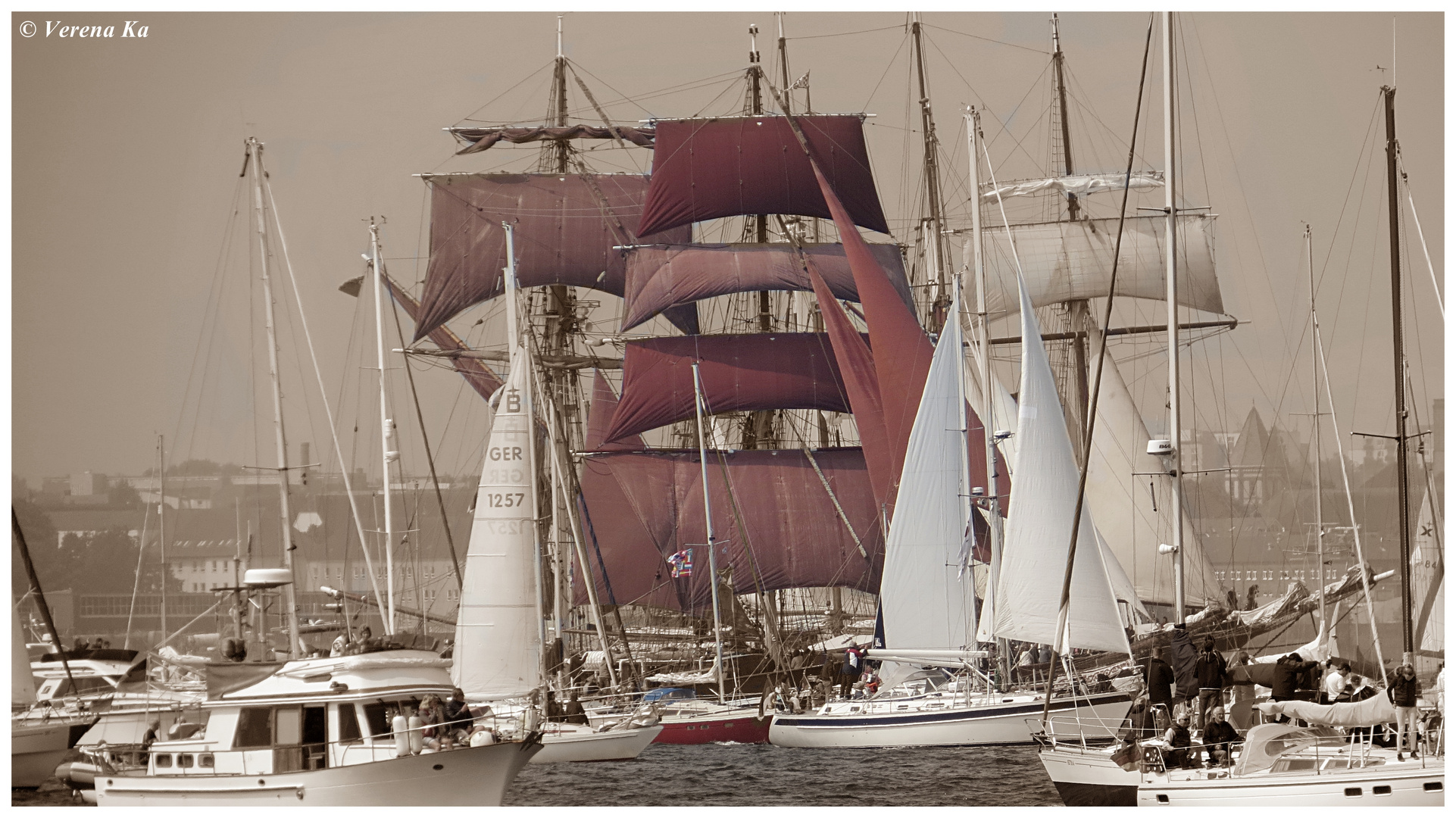 Windjammer Parade zur Kieler Woche 2015