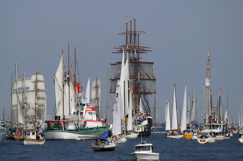 Windjammerparade zur Kieler Woche 2006