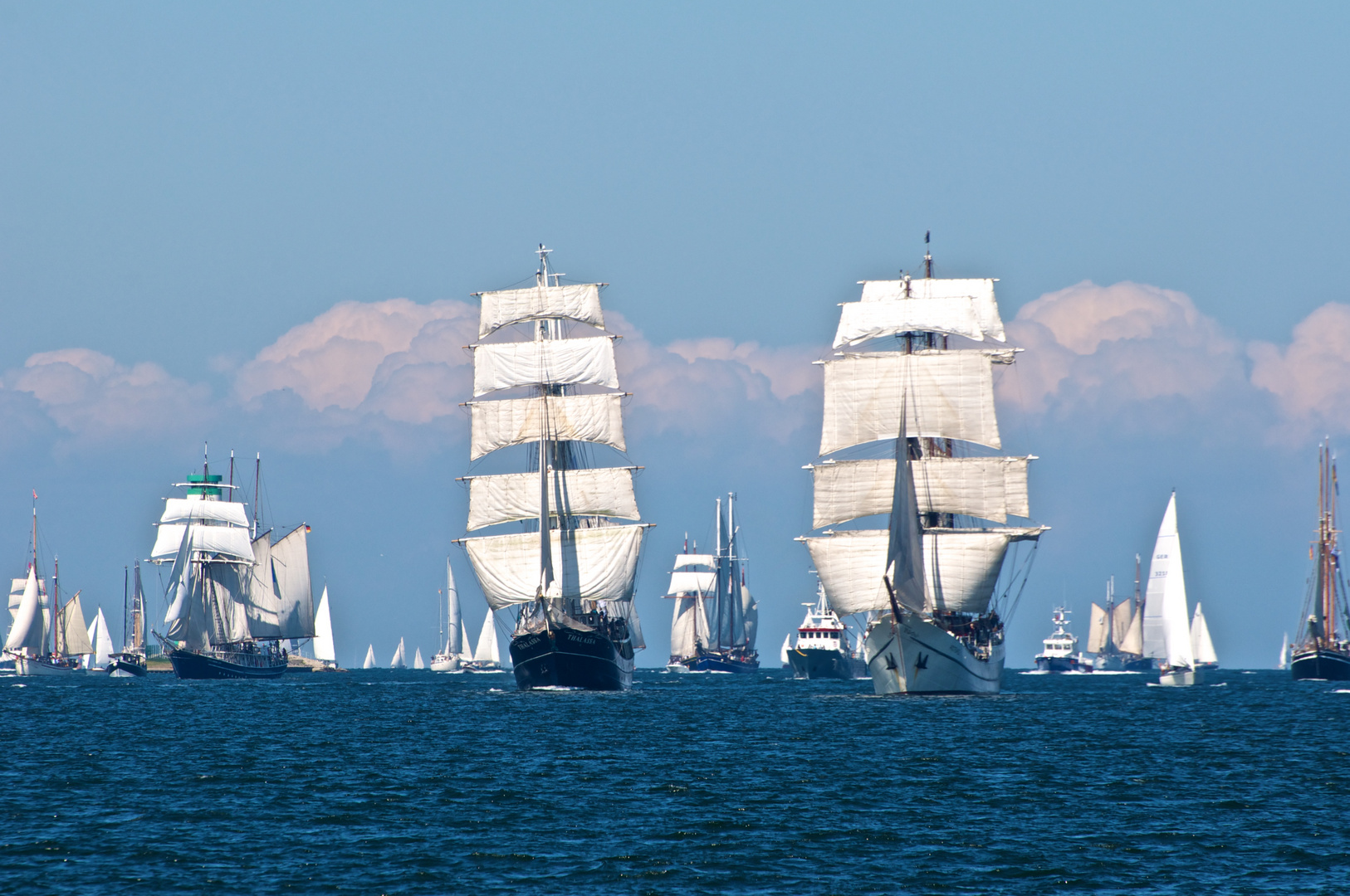 Windjammerregatta auf der Kieler Förde